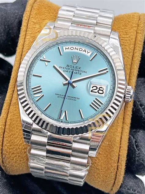 2019 rolex dates|rolex day date blue green.